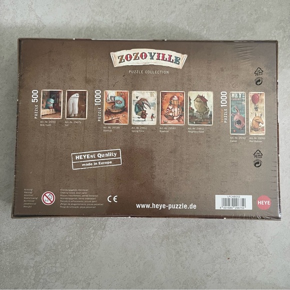 NEW heye puzzle zozoville collection - Picture 2 of 2